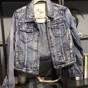 White Crow Cropped Jacket